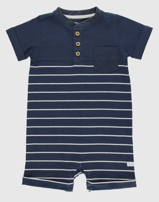 Navy Romper